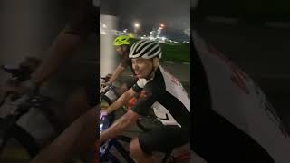 Pedal noturno até a refinaria de Cubatão
