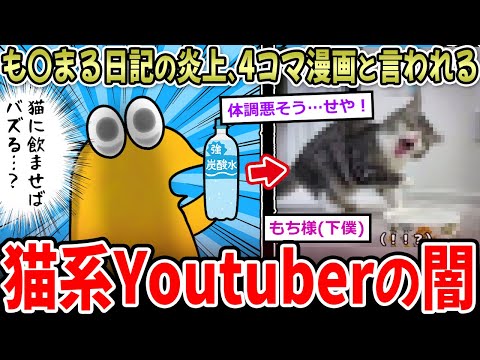 【嫉妬】も〇まる日記の大炎上、4コマ漫画すぎる→猫系youtuberの闇…【2ch面白いスレ】