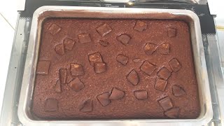 Bolo de banana com  aveia e chocolate