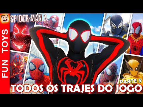 TODOS os TRAJES e PODERES do Marvel SPIDER-MAN 2 🕷 PARTE 5 🕷 Trajes do Miles Morales 🕷 PS5!!!