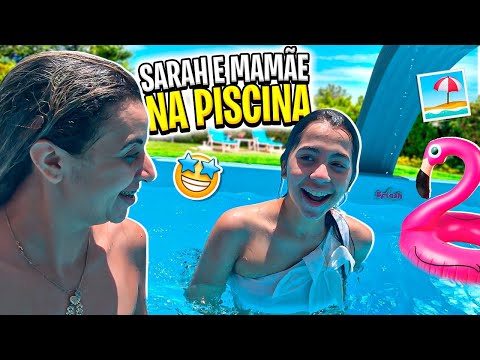 UM DIA DE DIVERSÃO NA PISCINA COM SARAH DE ARAÚJO! Dia a Dia com Amanda