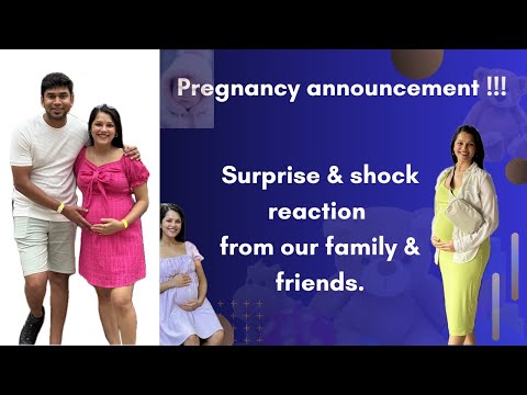 Surprising our family & Friends | Pregnancy announcement | Our parents cried | Baby on the way