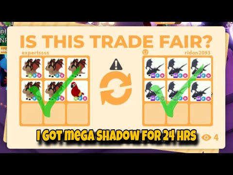 ACCEPTING TRADES UNTIL I GET MEGA SHADOW FOR 24 HRS | Roblox Adopt me!