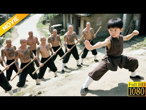 【功夫電影】空手奪白刃奪~ 十個惡霸持棍欺負小伙，沒想到他是功夫高手！  ⚔️ 抗日 MMA | Kung Fu | 女拳 | 釋小龍