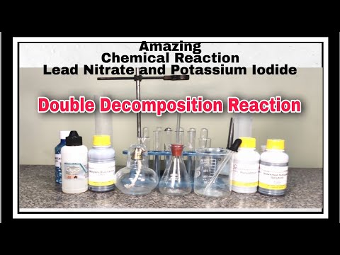 Amazing Reaction of Lead Nitrate and Potassium Iodide