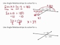 Solving for X: Vertical Angles and Linear Pairs