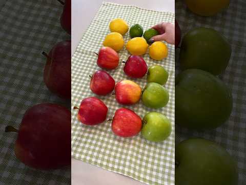 Fruit washing 🍎🍏 #asmr #asmrsounds #satisfying #restock #relaxing #fyp #shortsvideo #aesthetic