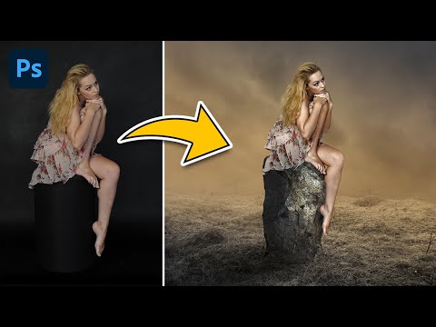 Photoshop for Beginners - Create a Simple Basic Dramatic Photo Manipulation