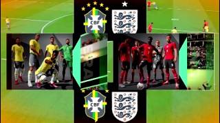 FC 26 Vini Jr Bruno Guimarães Ronaldo Neymar BRASIL vs INGLATERRA Bellingham Harry Kane Gerrard Saka