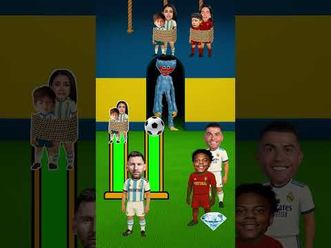 Ronaldo va-t-il sauver sa famille 🏃♂️💥 de Huggy Wuggy ? 👨👩👧👦👾