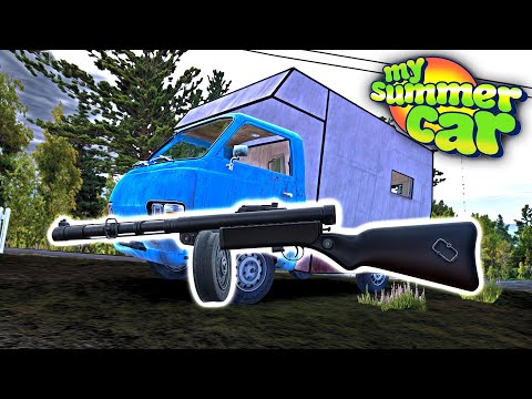 Encontrei a ARMA SECRETA do meu AVÔ! - My Summer Car NOVA ERA #69