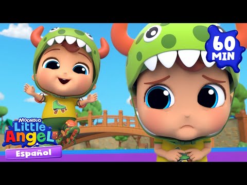 Bebé Juan aprende a patinar 🛼| Caricaturas | Canciones Infantiles🎵| Little Angel Español