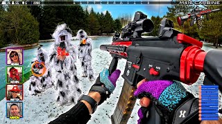 The NERF WAR | BATTLE ROYALE - WINTER WARFARE begins! - Part 1