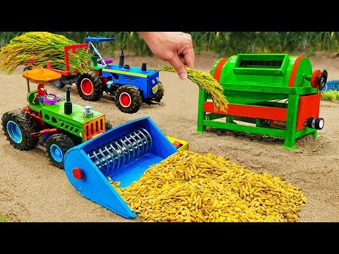 Diy tractor mini rice processing mill machine new technology | @haiphongminitractor4340 @sanocreator