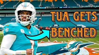 BREAKING NEWS: THE MIAMI DOLPHINS BENCH TUA FOR QUINN EWERS