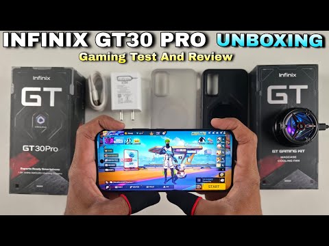 Infinix GT 30 Pro unboxing and gaming test this is gaming phone Mediatek Dimensity 8350 Ultimate CPU