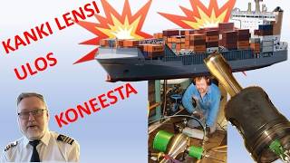 ENGINE CONNECTING ROD FELL OUT OF ENGINE. KIERTOKANKI LENSI ULOS KONEEN KYLJESTÄ.🛠️💥🧯THETHIS D