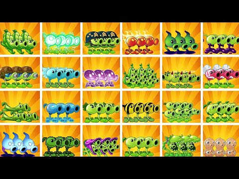 All Pea Plants Vs All Zombies In Internation Version Battlez - Who Will Win? - Pvz 2 Plant vs Plant
