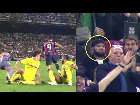 La inesperada reacción de Dani Alves cuando Lewandowski hizo esto