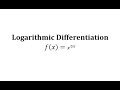 Differentiation and Logarithmic Functions
