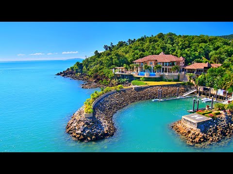 A Beach Mansion With Its Own Private Marina and Helipad!