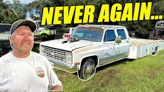 Our Supercharged Big Block Chevy Engine Has Some Issues... The Squarebody Ramp Truck Is Not Good...