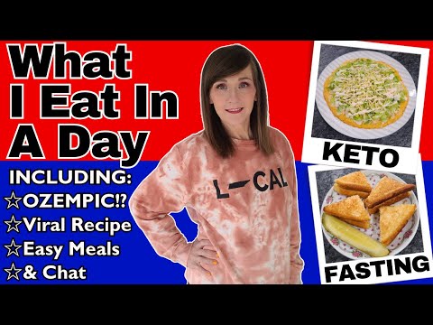 What I Eat In A Day On Keto & Fasting | OZEMPIC?!