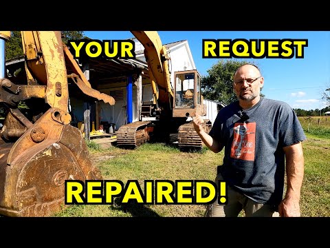 Fixing The Most Requested Repair On The Excavator.  Case 170B.