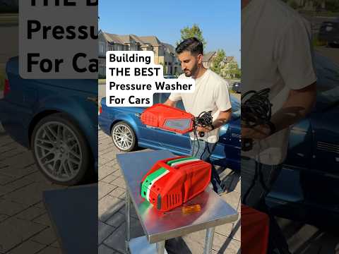 Building the Best Pressure Washer for Cars – Testing 3D Printed Prototype #Shorts
