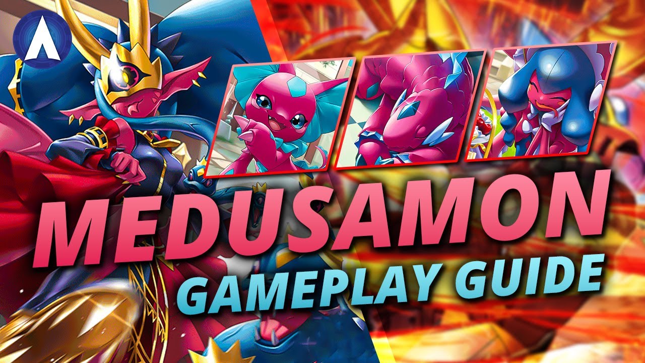 24000DP & UNAFFECTED!!! Medusamon Deck Gameplay Guide | Digimon Card Game BT21