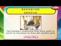 Reported Speech and Tense Usage
