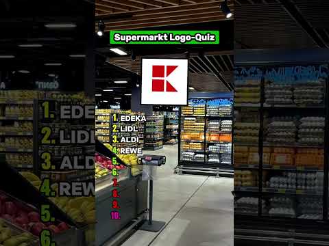 Wie viele Supermarktlogos erkennst du? 🛒