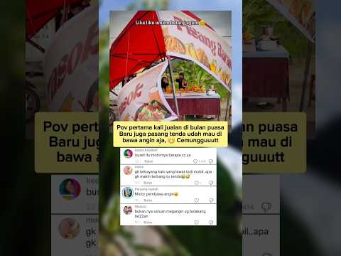 Pertama kali jualan di bulan puasa - Komentar netizen #shorts