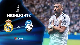 Highlights Real Madrid vs Atalanta | Mbappe toả sáng đẳng cấp, Real Madrid vẫn quá bá đạo