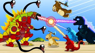 POOR BABY GODZILLA & KONG LIFE: HOT Kong vs COLD Godzilla. What happened?? | Godzilla Animation