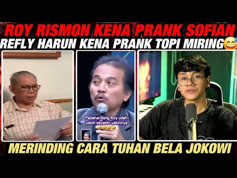 MALU!! RISMON DAN ROY DI PRANK SOFIAN EFENDI REFLY DI PRANK TOPI MIRING.. || JOKOWI