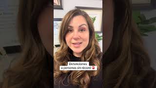 Estan deteniendo a personas sin record criminal! #inmigracion