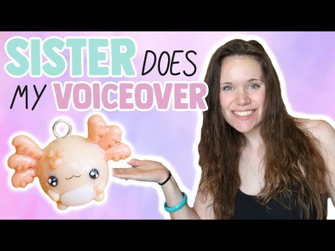 Sister Does My Voiceover #3 │ Polymer Clay Kawaii Axolotl