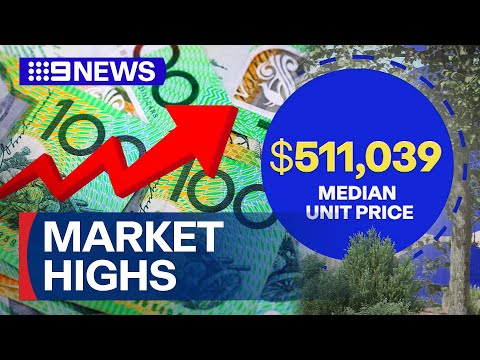 Unit prices reach new market highs in South Australia | 9 News Australia