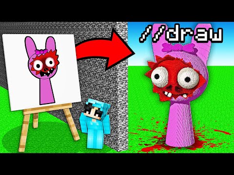 I Cheated With //DRAW In a SPRUNKI PINKI Build Challenge!