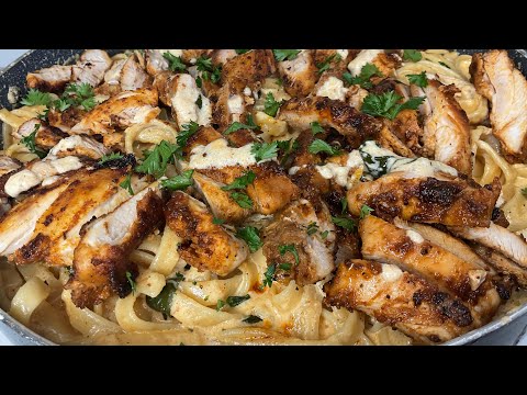 CREAMY CAJUN CHICKEN ALFREDO PASTA EASY AND FAST