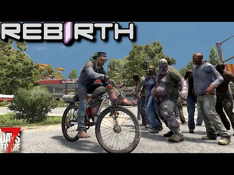 7 Days To Die - Rebirth - Horde Checking the New Wheels! (Ep8)