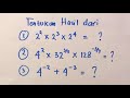 Kuis Matematika: Bilangan Berpangkat