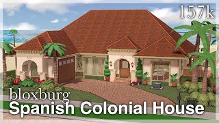 Bloxburg - Spanish Colonial House Speedbuild 🌵 (exterior) Roblox