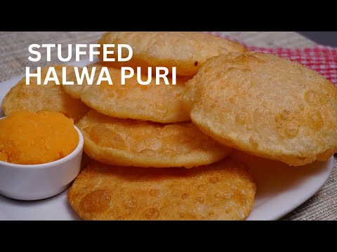 HALWA PURI | Halwa Stuffed Puri |హల్వా పూరి|హల్వా ని పెట్టి ఇలా పూరి చేసి చూడండి చాలా బాగుంటాయ్