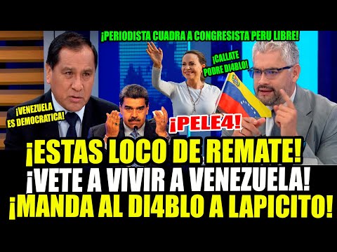 LO DESAWEBÓ! PERIODISTA MANDA AL DI4BLO A LAPICITO EN VIVO POR DEFENDER REGIMEN DE MADURO