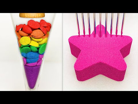 Very Satisfying and Relaxing Compilation 320 Kinetic Sand ASMR