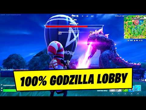 *SECRET* How to *ACTUALLY* Get Godzilla in Your Fortnite Lobby (100% WORKING)