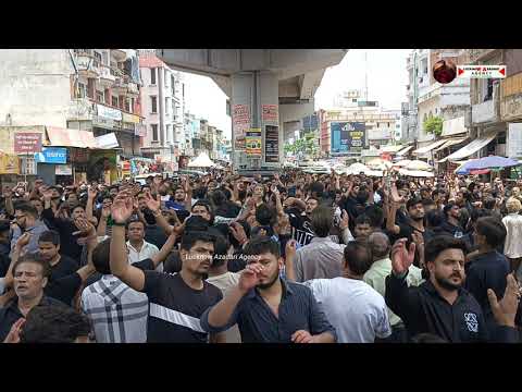 7 Mahorram Imambada Ghufranmaab Lucknow India 2025 Sina Zani Ya Sakina Ya Abbaa New Video Mahorram