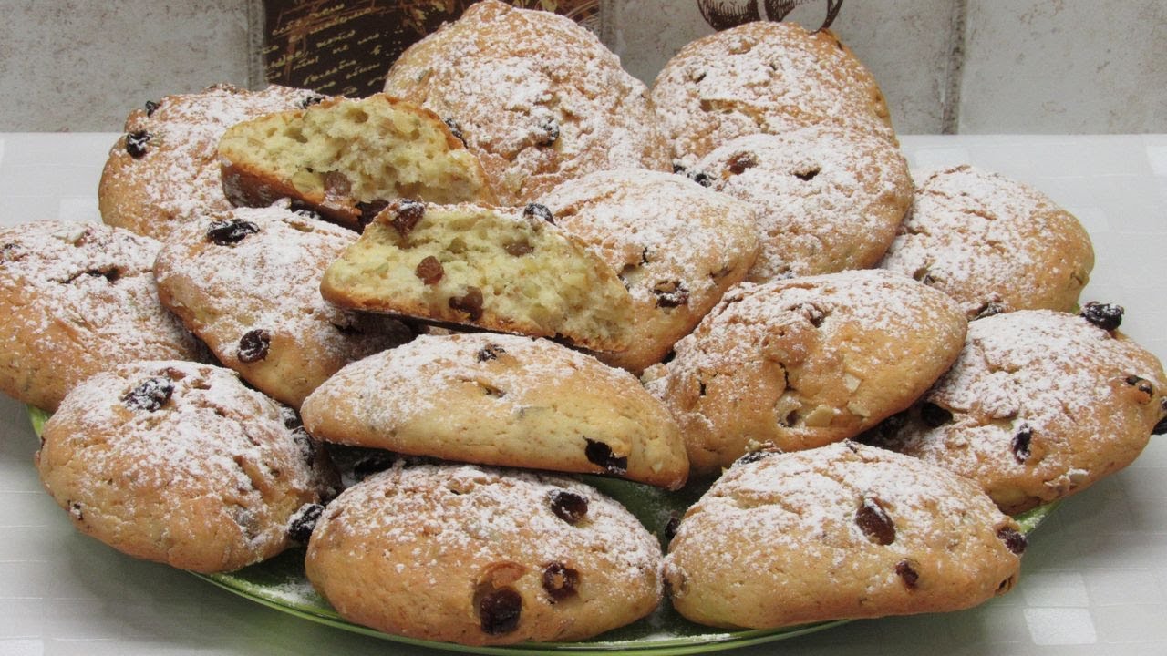 Мягкое печенье с изюмом. Простой рецепт печенья к чаю